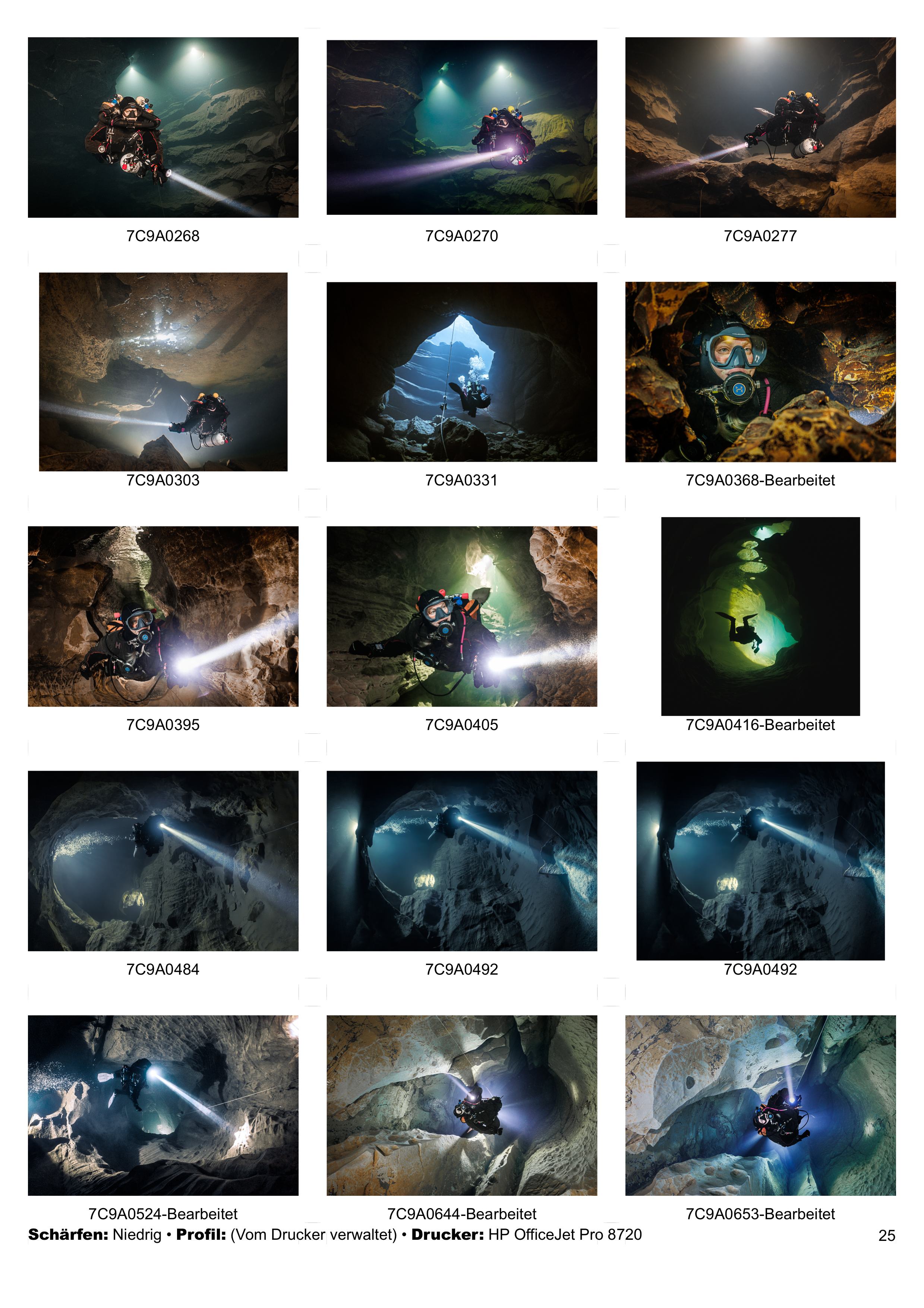 Commercial underwater photography